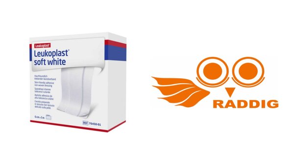 Leukoplast soft white 6cm x 5m (VE 1 Rolle)