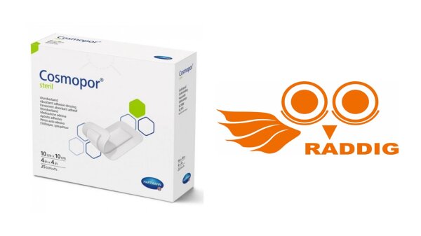 Cosmopor steril 10cm x 10cm (VE 25 Stück)