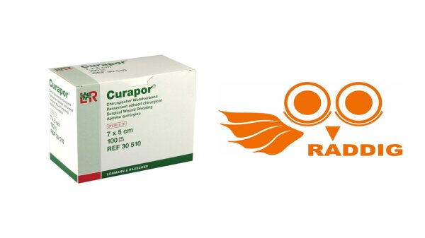 Curapor Wundverband steril 7x5cm (VE 100 Stück)