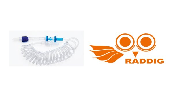 Patientenwechselleitung spiralisiert 200cm RöKo-Safety-Line 200s (VE 50 Stück)