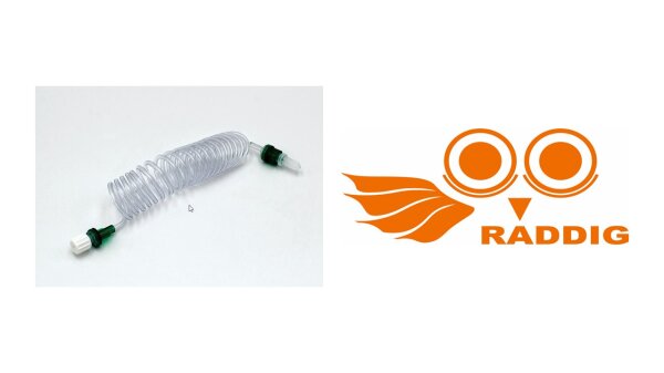 Spiralschlauch 150cm mit 2 Ventilen (VE 50 Stück)